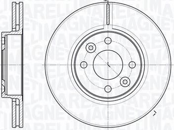 Magneti Marelli 361302040162 - Спирачен диск vvparts.bg