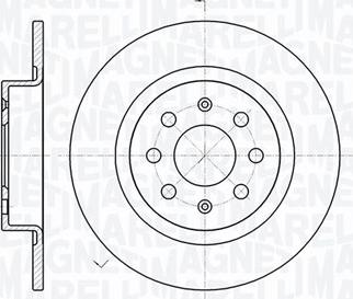 Magneti Marelli 361302040119 - Спирачен диск vvparts.bg