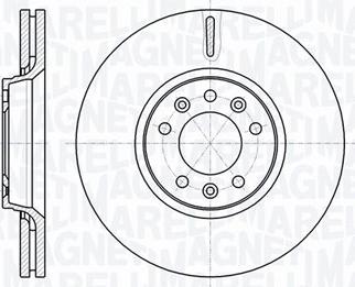 Magneti Marelli 361302040114 - Спирачен диск vvparts.bg