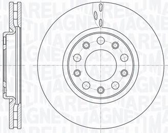 Japanparts DI-927 - Спирачен диск vvparts.bg