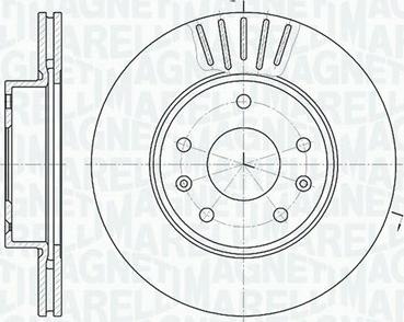 Magneti Marelli 361302040188 - Спирачен диск vvparts.bg