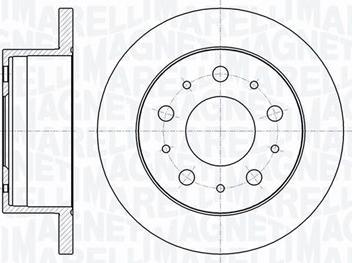 Magneti Marelli 361302040135 - Спирачен диск vvparts.bg