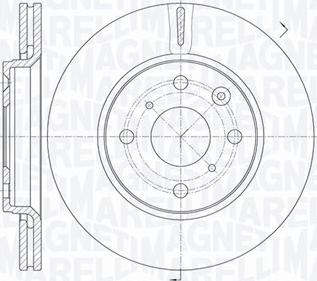 Magneti Marelli 361302040124 - Спирачен диск vvparts.bg