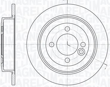 Magneti Marelli 361302040123 - Спирачен диск vvparts.bg