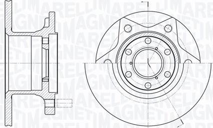 Magneti Marelli 361302040179 - Спирачен диск vvparts.bg