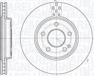 Magneti Marelli 361302040176 - Спирачен диск vvparts.bg