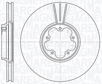 Magneti Marelli 361302040170 - Спирачен диск vvparts.bg