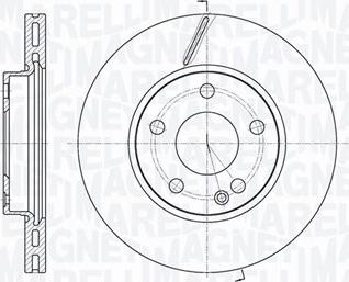 Magneti Marelli 361302040178 - Спирачен диск vvparts.bg