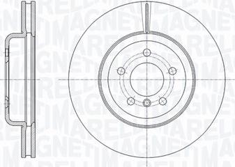 Magneti Marelli 361302040804 - Спирачен диск vvparts.bg