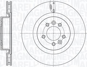 Magneti Marelli 361302040806 - Спирачен диск vvparts.bg