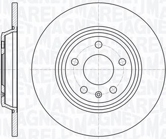 Magneti Marelli 361302040349 - Спирачен диск vvparts.bg