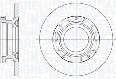 Magneti Marelli 361302040345 - Спирачен диск vvparts.bg