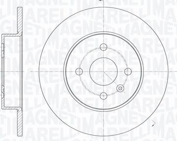 Magneti Marelli 361302040311 - Спирачен диск vvparts.bg