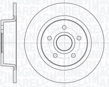 Magneti Marelli 361302040329 - Спирачен диск vvparts.bg