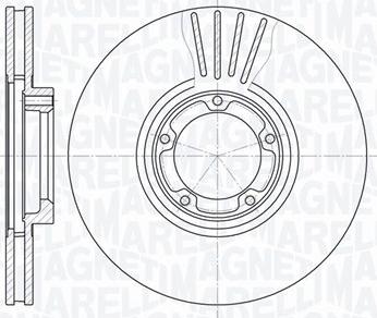 Magneti Marelli 361302040370 - Спирачен диск vvparts.bg