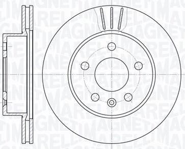 Magneti Marelli 361302040372 - Спирачен диск vvparts.bg