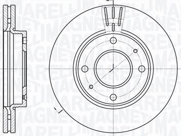 Magneti Marelli 361302040294 - Спирачен диск vvparts.bg