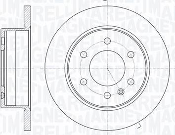 Magneti Marelli 361302040295 - Спирачен диск vvparts.bg