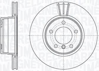 Magneti Marelli 361302040296 - Спирачен диск vvparts.bg