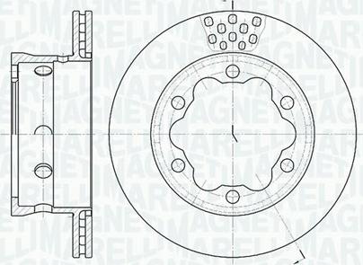 Magneti Marelli 361302040298 - Спирачен диск vvparts.bg