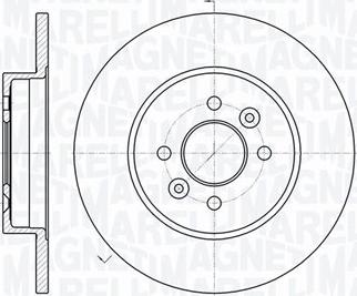 Magneti Marelli 361302040293 - Спирачен диск vvparts.bg