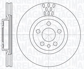 Magneti Marelli 361302040248 - Спирачен диск vvparts.bg