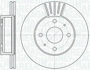 Magneti Marelli 361302040266 - Спирачен диск vvparts.bg