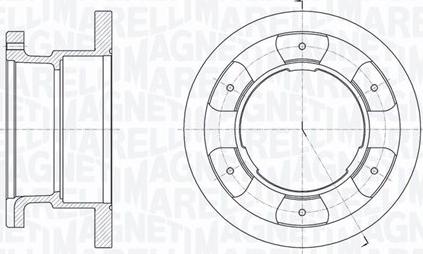 Magneti Marelli 361302040263 - Спирачен диск vvparts.bg