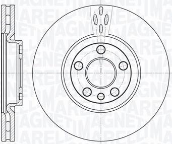 Magneti Marelli 361302040200 - Спирачен диск vvparts.bg