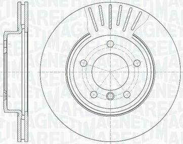 Magneti Marelli 361302040208 - Спирачен диск vvparts.bg