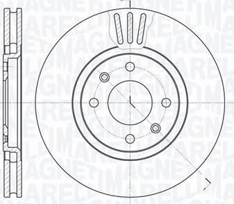 Magneti Marelli 361302040284 - Спирачен диск vvparts.bg