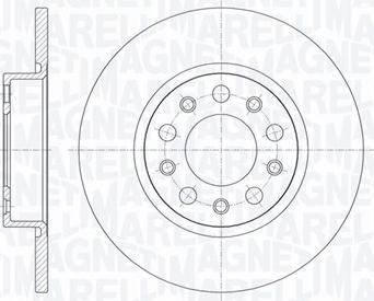 Magneti Marelli 361302040287 - Спирачен диск vvparts.bg