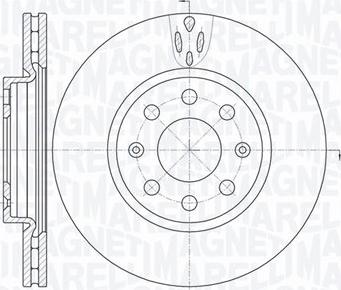 Magneti Marelli 361302040236 - Спирачен диск vvparts.bg