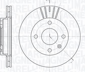 Pagid 8DD355102231 - Спирачен диск vvparts.bg