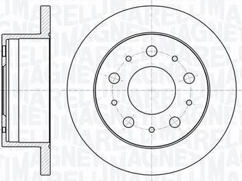 Magneti Marelli 361302040271 - Спирачен диск vvparts.bg