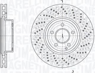 Magneti Marelli 361302040747 - Спирачен диск vvparts.bg