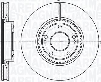 Magneti Marelli 361302040753 - Спирачен диск vvparts.bg