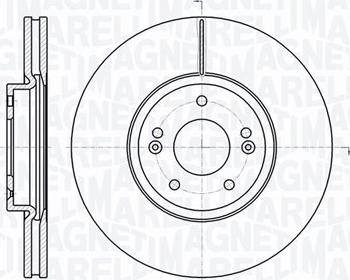 Magneti Marelli 361302040752 - Спирачен диск vvparts.bg