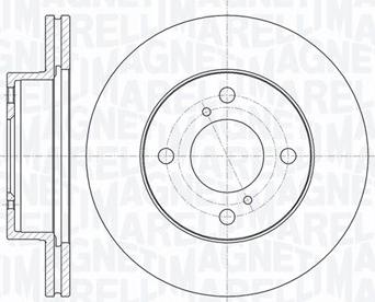 Magneti Marelli 361302040760 - Спирачен диск vvparts.bg