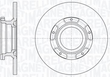 Magneti Marelli 361302040713 - Спирачен диск vvparts.bg