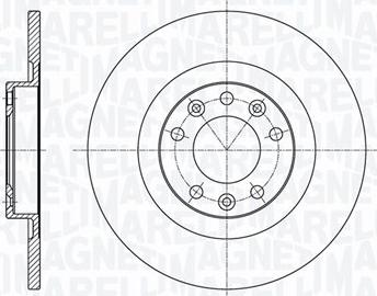 Magneti Marelli 361302040712 - Спирачен диск vvparts.bg