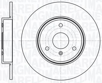 Magneti Marelli 361302040729 - Спирачен диск vvparts.bg