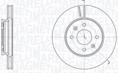 Magneti Marelli 361302040775 - Спирачен диск vvparts.bg