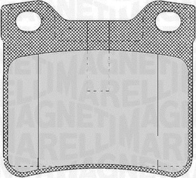 Magneti Marelli 363916060482 - Комплект спирачно феродо, дискови спирачки vvparts.bg