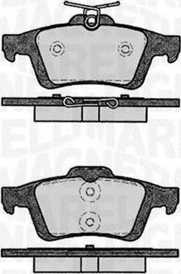 Magneti Marelli 323700026300 - Комплект спирачно феродо, дискови спирачки vvparts.bg