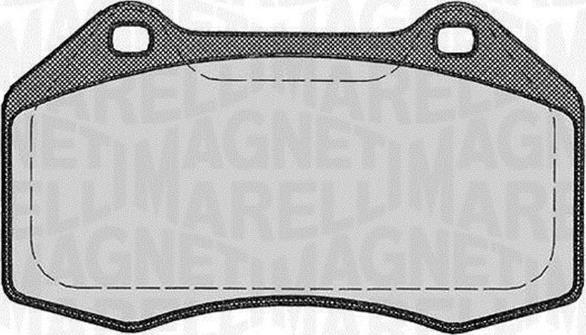 Magneti Marelli 363916060590 - Комплект спирачно феродо, дискови спирачки vvparts.bg