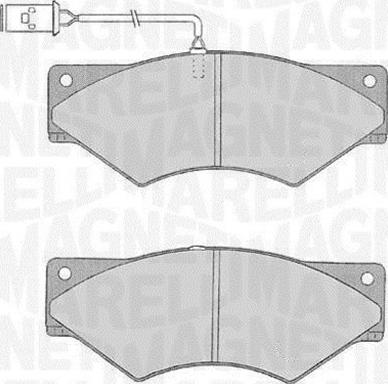 Magneti Marelli 363916060547 - Комплект спирачно феродо, дискови спирачки vvparts.bg