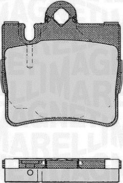 Magneti Marelli 363916060584 - Комплект спирачно феродо, дискови спирачки vvparts.bg