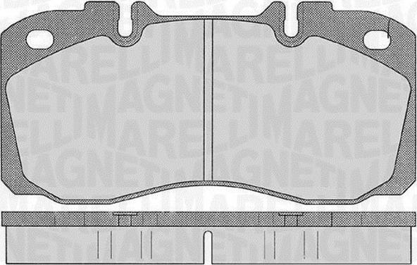 Magneti Marelli 363916060530 - Комплект спирачно феродо, дискови спирачки vvparts.bg