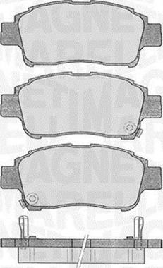 PALIDIUM T112-75 - Комплект спирачно феродо, дискови спирачки vvparts.bg